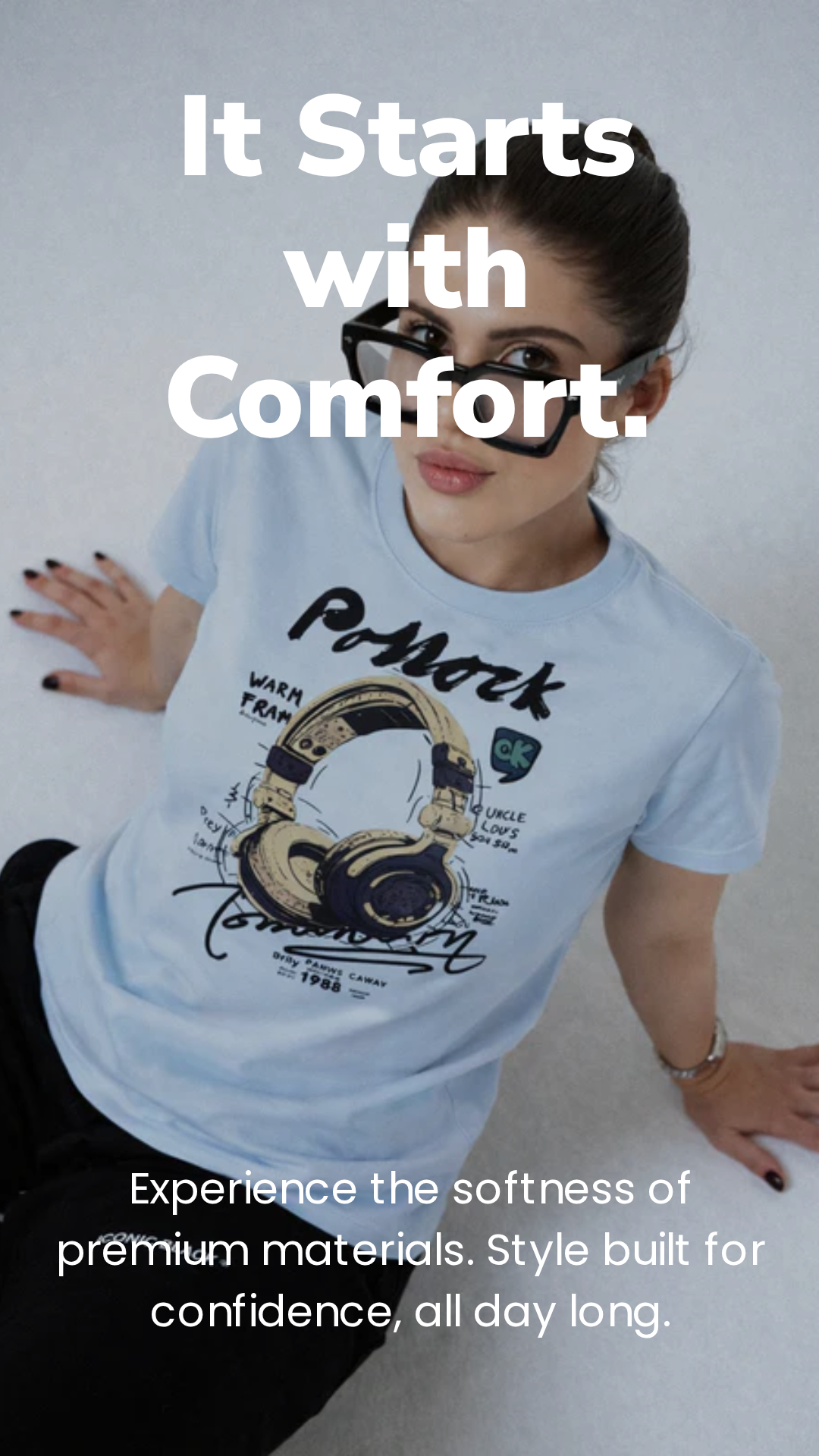 Pollock T-Shirt — Retro Music Tee graphic tee - Velcrow