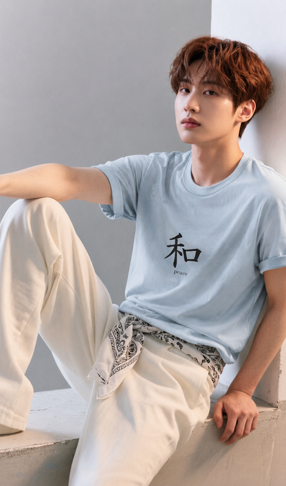 Peace T-Shirt — Minimal Japanese Tee